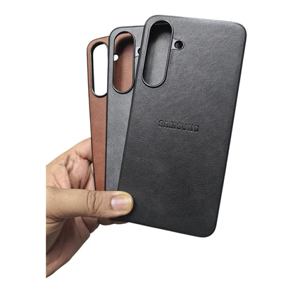 Samsung Galaxy S25FE / S25 FE 5G Luxury Leather ( Side Soft, Back Hard ) Premium Quality Back Cover Case
