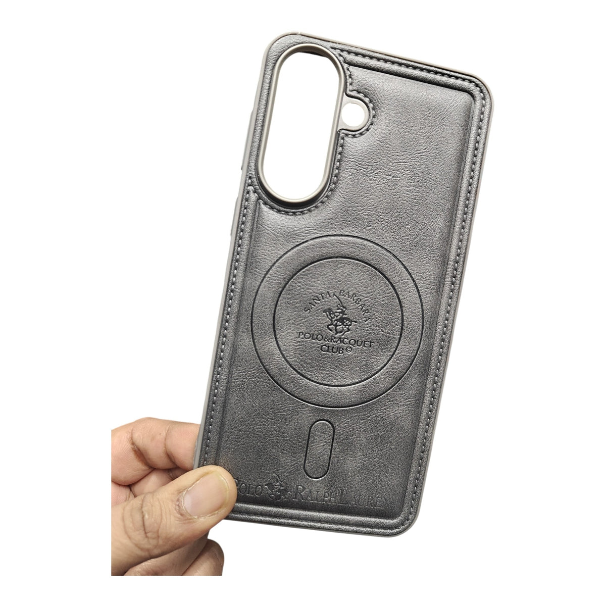 Samsung Galaxy A27 5G / M47 5G Magsafe Premium Quality Leather ( Side Soft, Back Hard ) Back Cover Case