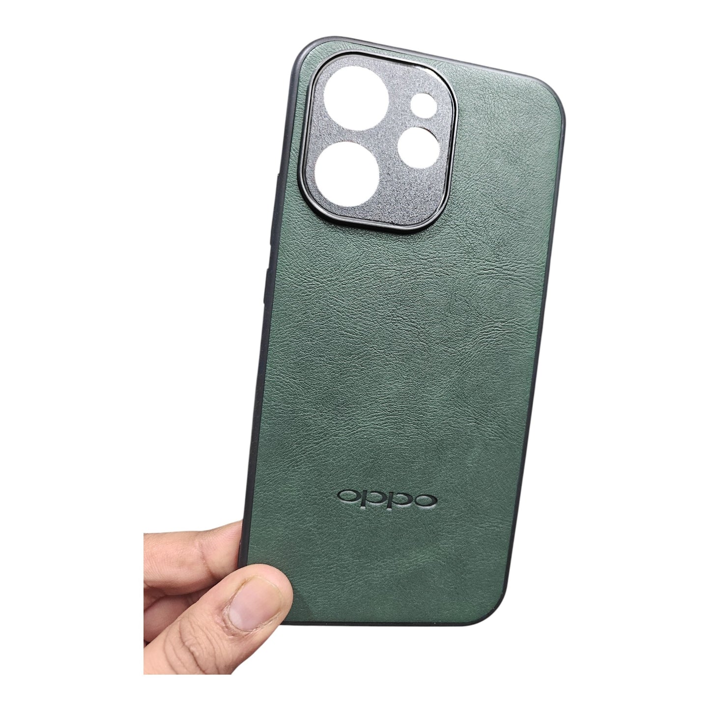Oppo Reno 15 Pro Mini / Reno15 Pro Mini 5G Luxury Leather ( Side Soft, Back Hard ) Premium Quality Back Cover Case