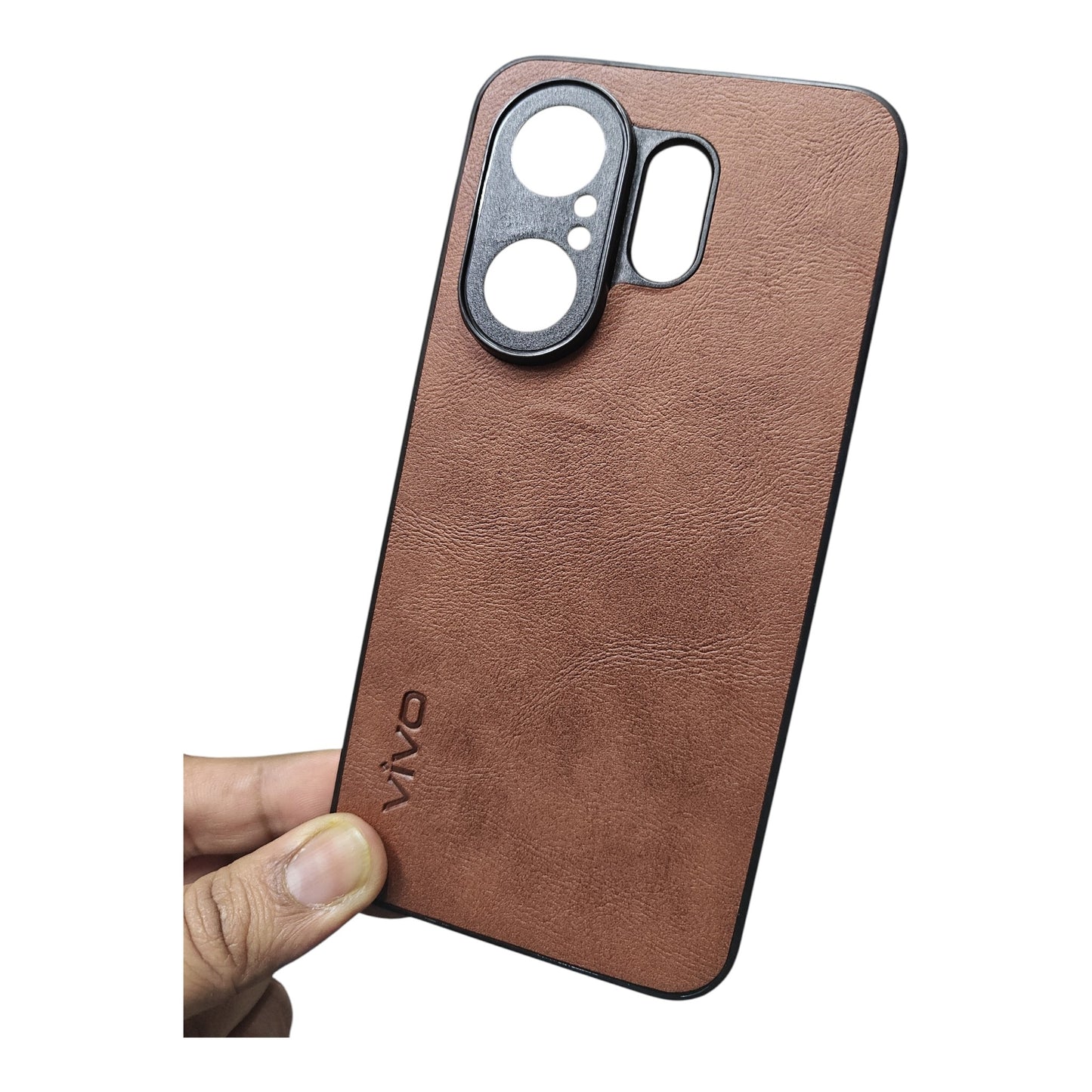 Vivo X200FE / X200 FE 5G Luxury Leather ( Side Soft, Back Hard ) Premium Quality Back Cover Case