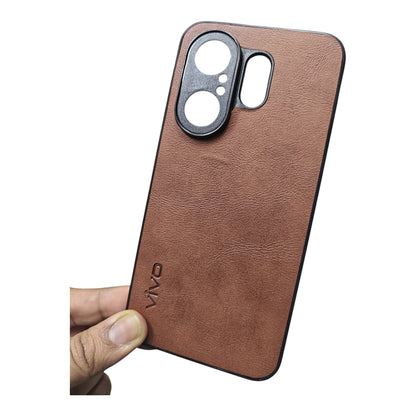 Vivo X200FE / X200 FE 5G Luxury Leather ( Side Soft, Back Hard ) Premium Quality Back Cover Case