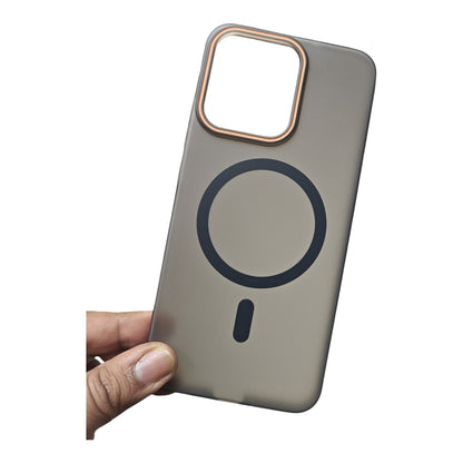 Oppo Reno 14 / Reno14 5G Royal Star Premium Quality Magsafe Matte Hard Plastic Back Cover Case
