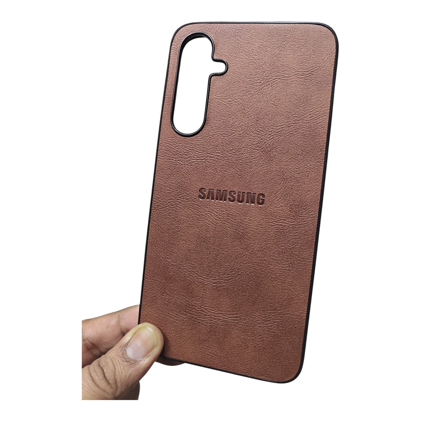 Samsung Galaxy S23FE / S23 FE 5G Luxury Leather ( Side Soft, Back Hard ) Premium Quality Back Cover Case
