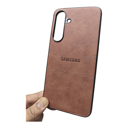 Samsung Galaxy S25FE / S25 FE 5G Luxury Leather ( Side Soft, Back Hard ) Premium Quality Back Cover Case