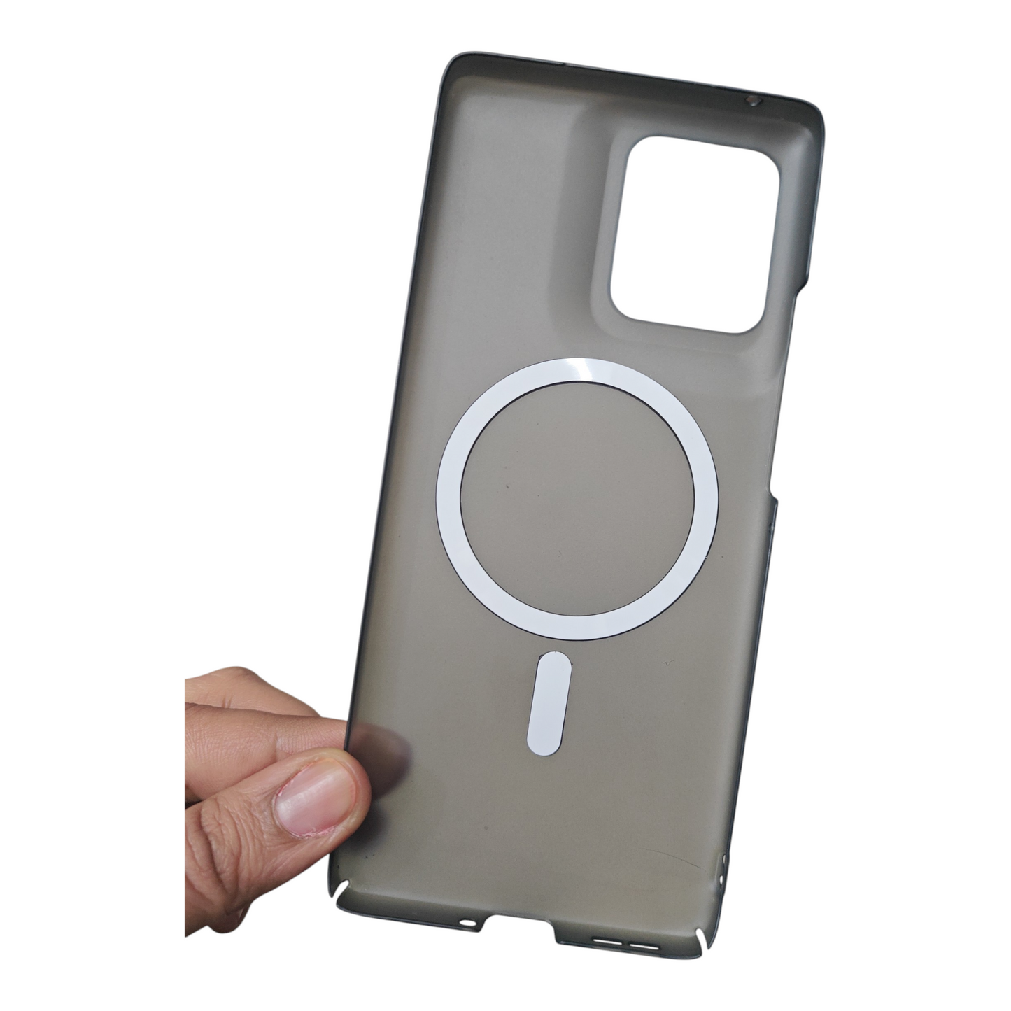 Motorola Moto Edge 50 Premium Quality Magsafe Matte Hard Plastic Back Cover Case - Royal Star