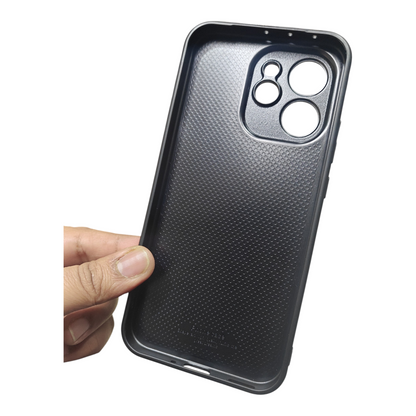 Oppo Reno 15 Pro 5G Luxury Leather ( Side Soft, Back Hard ) Premium Quality Back Cover Case