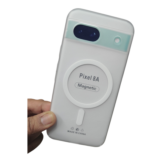 Google Pixel 8A Premium Quality Magsafe Matte Hard Plastic Back Cover Case
