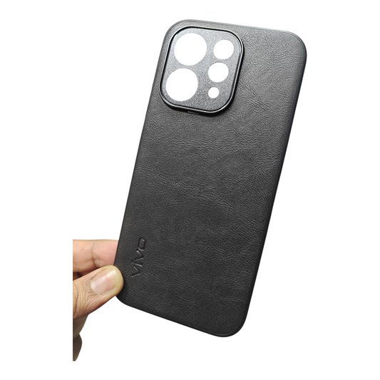 Vivo V70 / V70 Elite 5G Luxury Leather ( Side Soft, Back Hard ) Premium Quality Back Cover Case