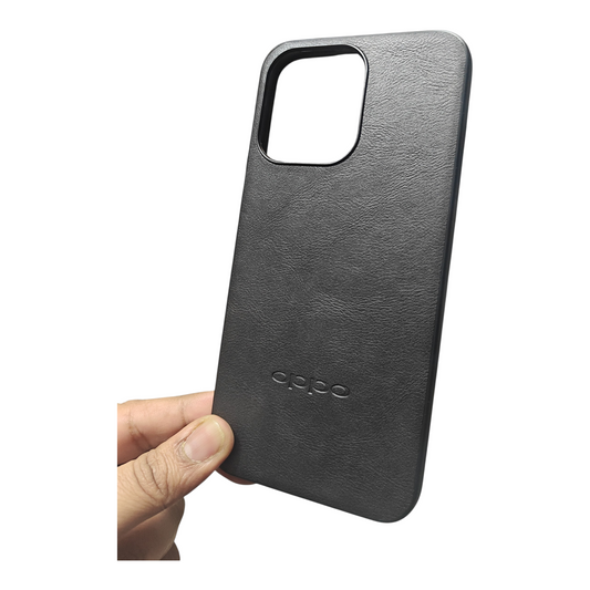 Oppo Reno 15 5G Luxury Leather ( Side Soft, Back Hard ) Premium Quality Back Cover Case