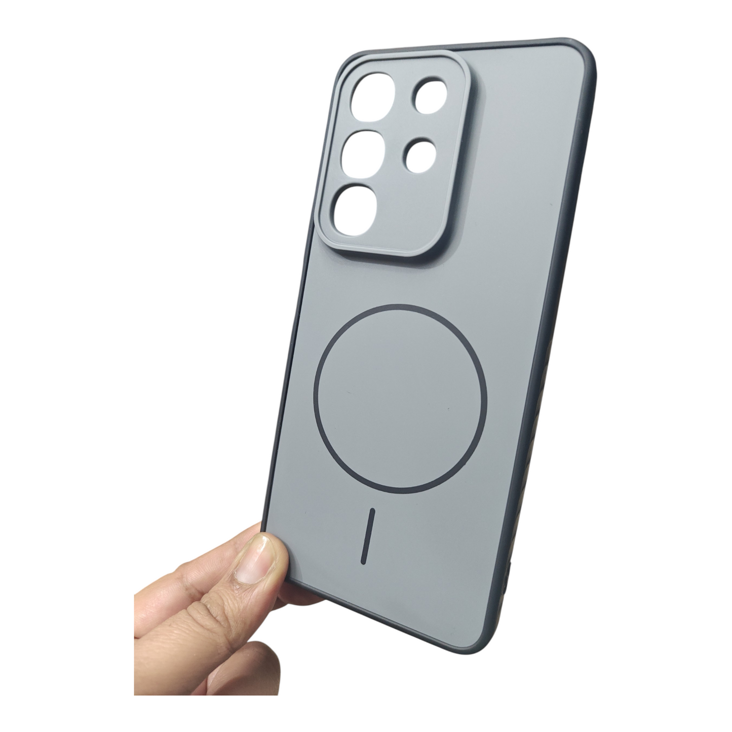 Vivo T4x / Vivo Y31 Pro / iQOO Z10x (5G) Premium Quality Grip Design ( Side Soft, Back Hard ) Back Cover Case ( No Magsafe, Only Design) - Royal Star