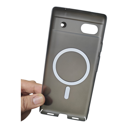 Google Pixel 6A Premium Quality Magsafe Matte Hard Plastic Back Cover Case