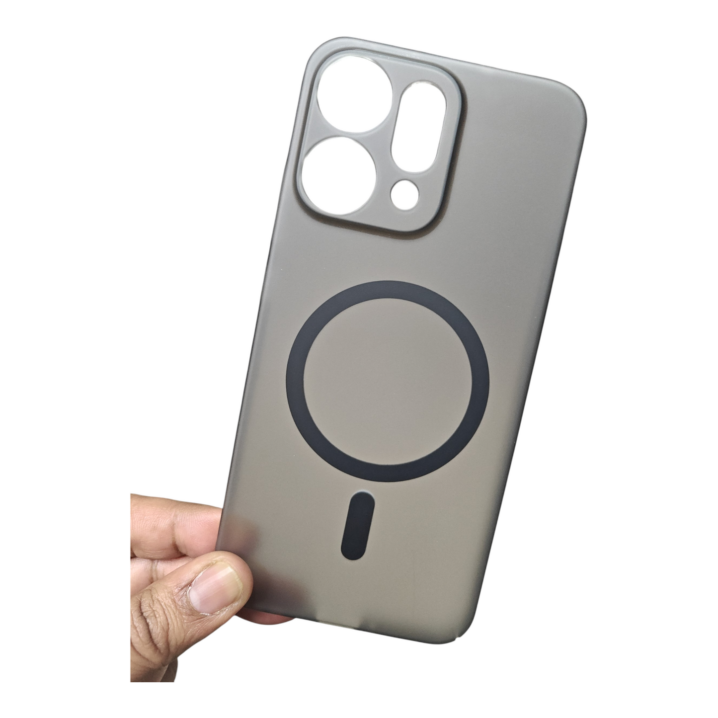 Oppo Reno 14 / Reno14 5G Premium Quality Magsafe Matte Hard Plastic Back Cover Case