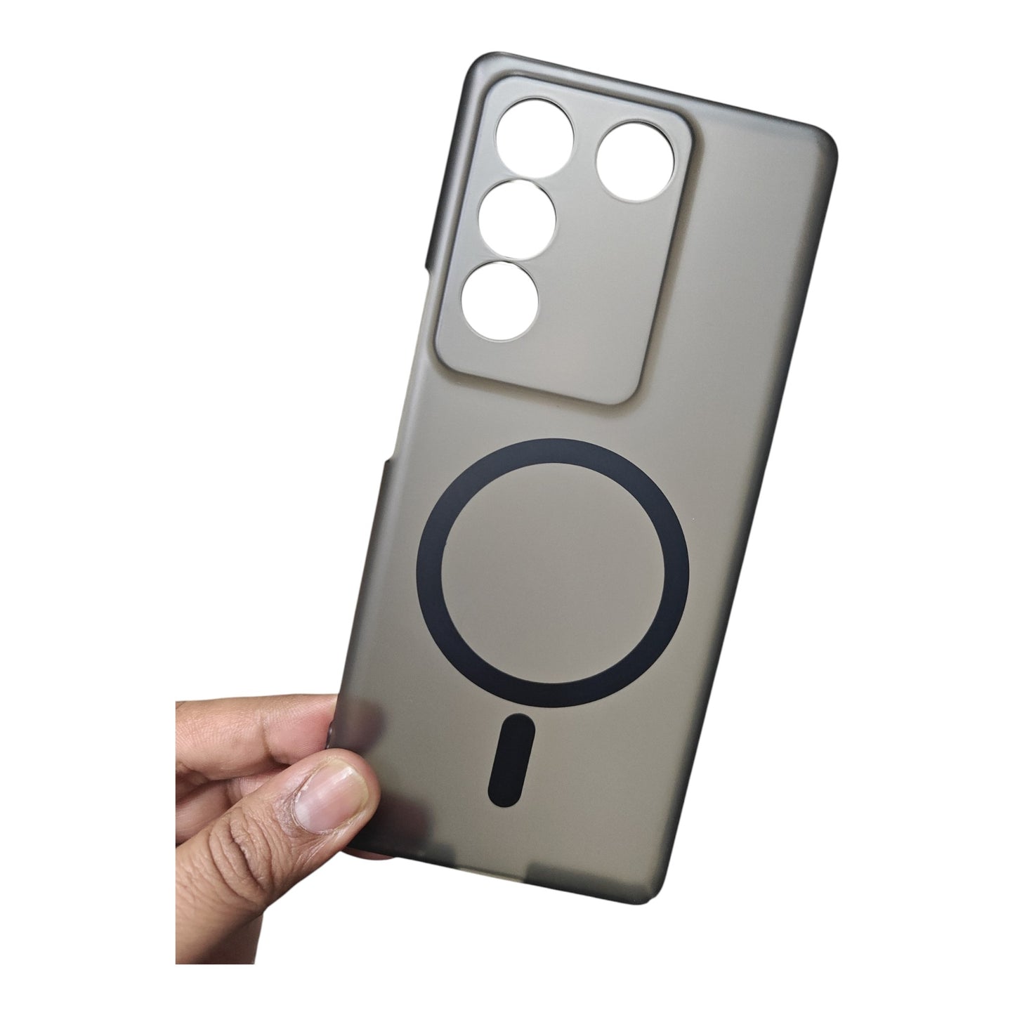 Vivo V27 & Vivo V27 Pro Premium Quality Magsafe Matte Hard Plastic Back Cover Case