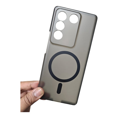 Vivo V27 & Vivo V27 Pro Premium Quality Magsafe Matte Hard Plastic Back Cover Case