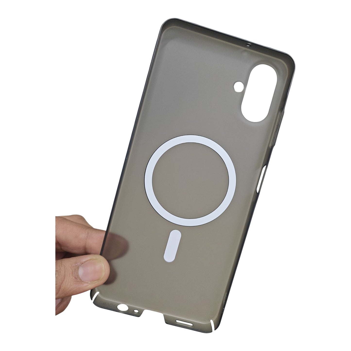 Samsung Galaxy A06 Premium Quality Magsafe Matte Hard Plastic Back Cover Case