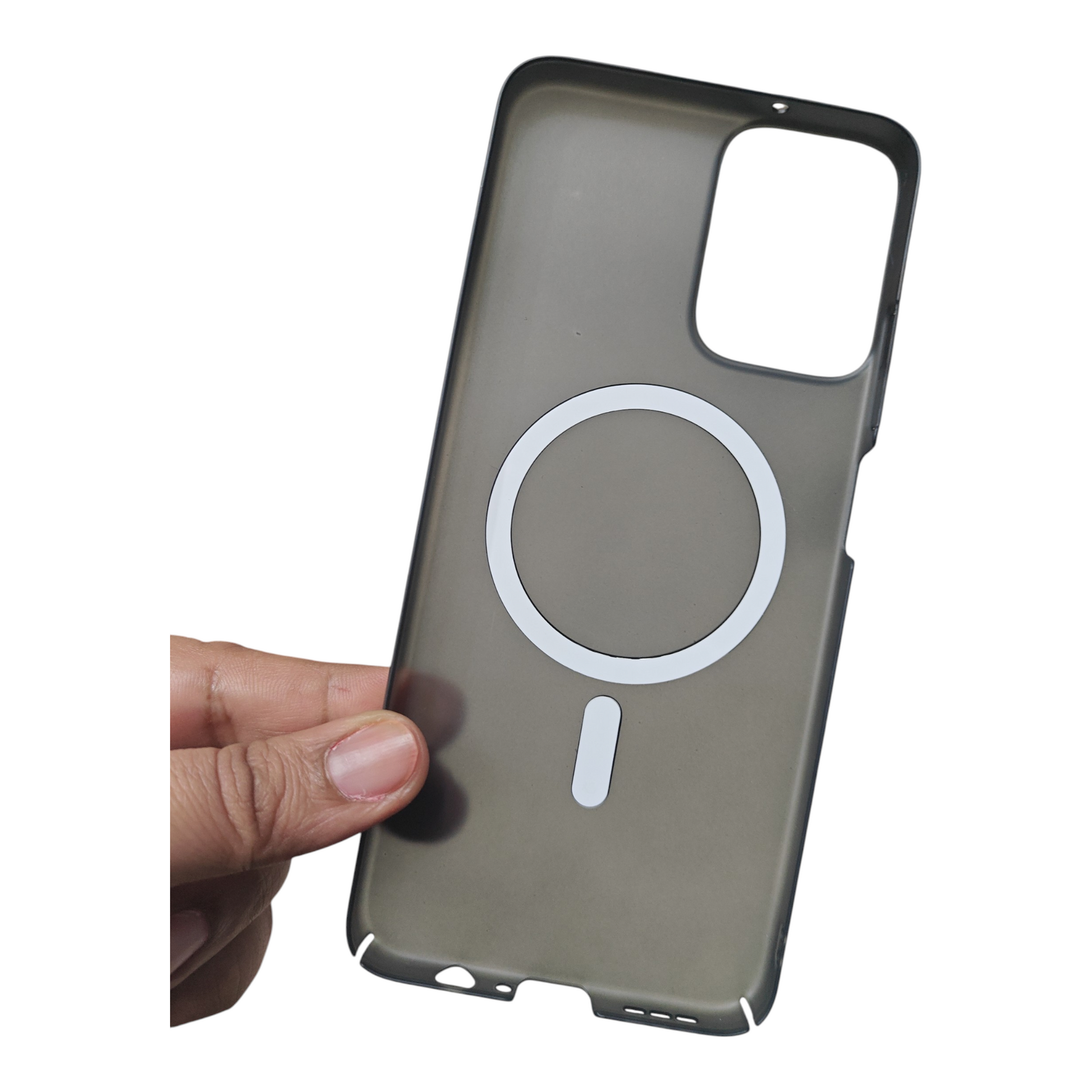 Motorola Moto G45 / Moto G34 Premium Quality Magsafe Matte Hard Plastic Back Cover Case - Royal Star