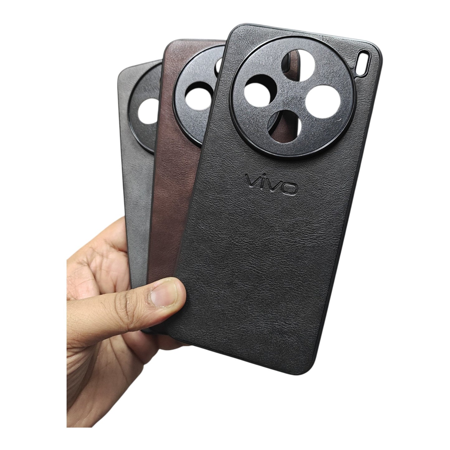 Vivo X200T 5G Luxury Leather ( Side Soft, Back Hard ) Premium Quality Back Cover Case