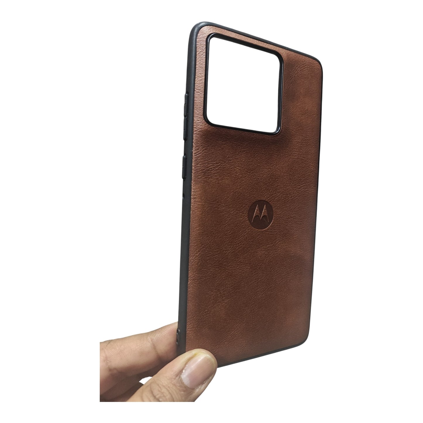 Motorola Moto Edge 60 Pro 5G Luxury Leather ( Side Soft, Back Hard ) Premium Quality Back Cover Case