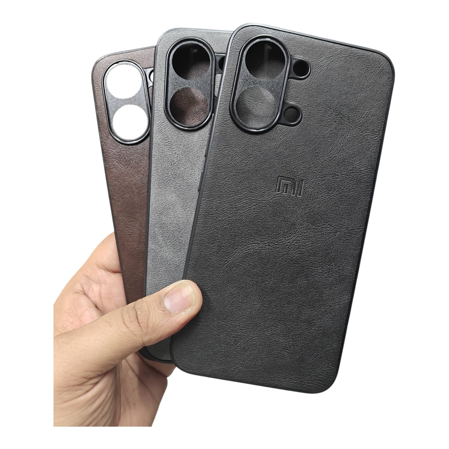 Poco X8 Pro Max 5G Luxury Leather ( Side Soft, Back Hard ) Premium Quality Back Cover Case