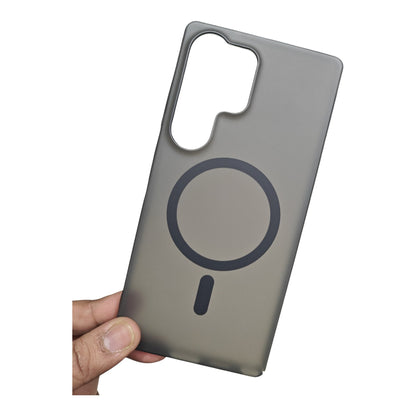 Samsung Galaxy S25 Ultra 5G Premium Quality Magsafe Matte Hard Plastic Back Cover Case