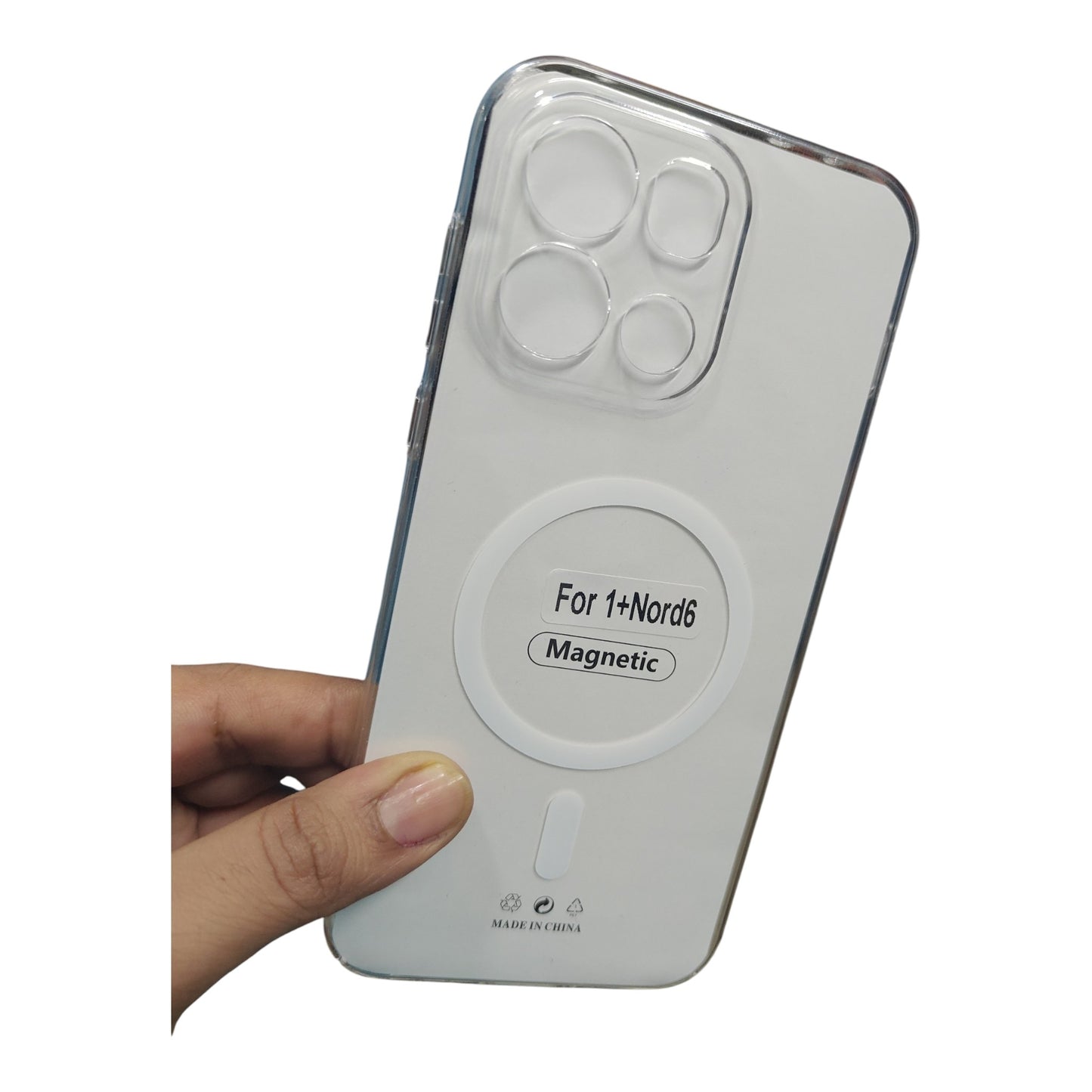 OnePlus Nord 6 / Nord6 & Nord CE6 5G Anti Yellow Premium Quality Magsafe Crystal Clear Hard Plastic Back Cover Case