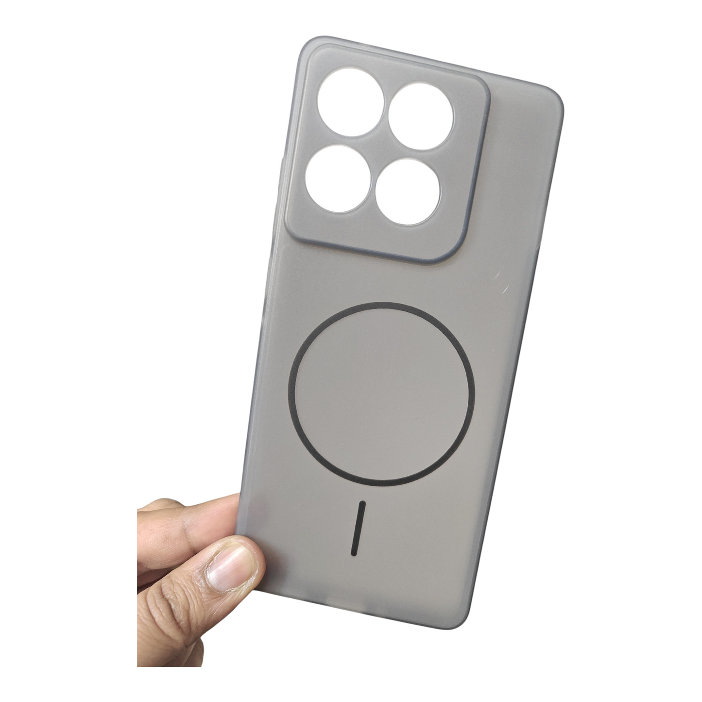 Motorola Moto Edge 60 Pro 5G Premium Quality Matte Silicon Soft Back Cover Case ( No Magsafe, Only Design )