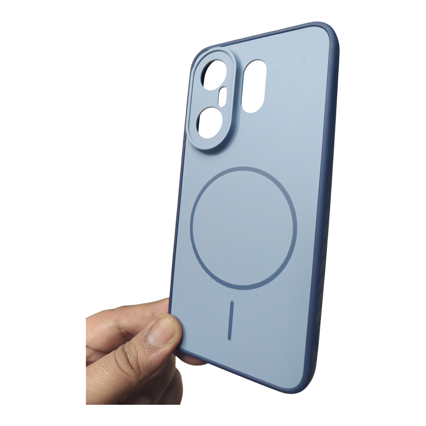 Vivo X200 FE / X200FE 5G Premium Quality Grip Design ( Side Soft, Back Hard ) Back Cover Case ( No Magsafe, Only Design) - Royal Star