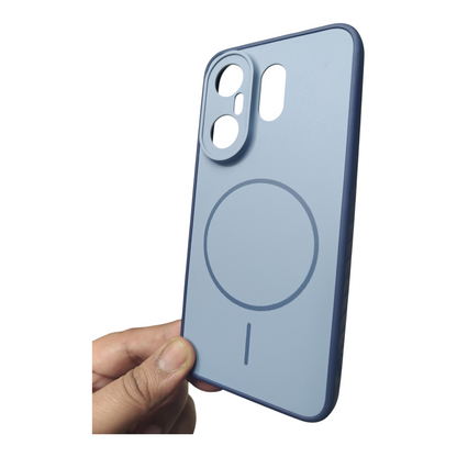 Vivo X200 FE / X200FE 5G Premium Quality Grip Design ( Side Soft, Back Hard ) Back Cover Case ( No Magsafe, Only Design) - Royal Star