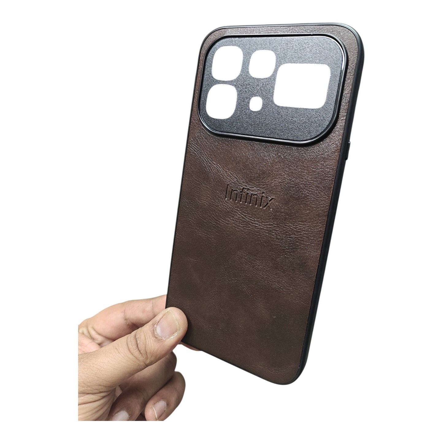 Infinix Note 60 Pro 5G / Infinix Note 60 5G Luxury Leather ( Side Soft, Back Hard ) Premium Quality Back Cover Case