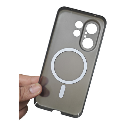 Vivo X200 FE / Vivo X200FE 5G Premium Quality Magsafe Matte Hard Plastic Back Cover Case