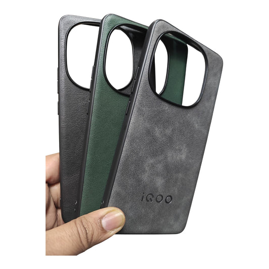 iQOO 13 / iQOO13 5G Luxury Leather ( Side Soft, Back Hard ) Premium Quality Back Cover Case
