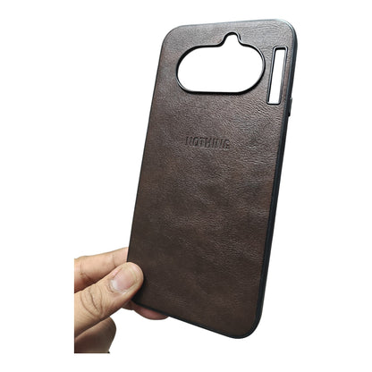Nothing Phone 4A 5G Luxury Leather ( Side Soft, Back Hard ) Premium Quality Back Cover Case