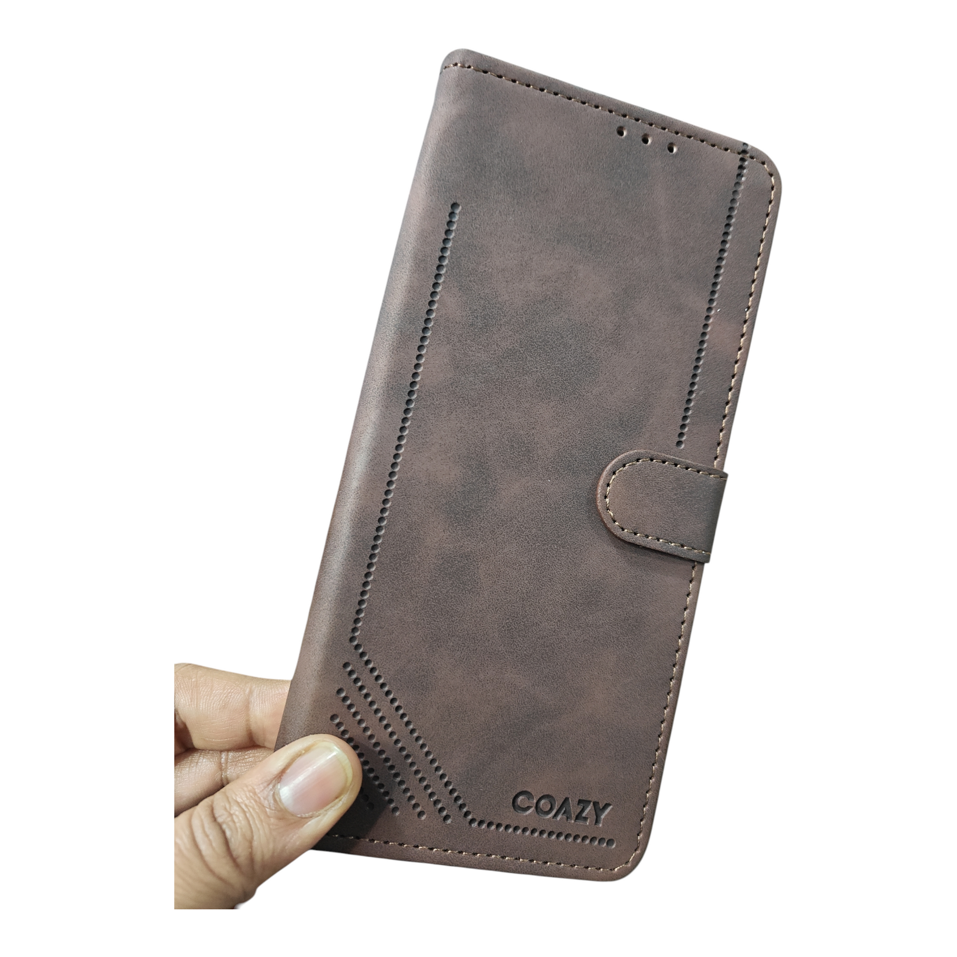 Motorola Moto G35 5G Premium Quality Leather Flip Cover Back Case - Royal Star