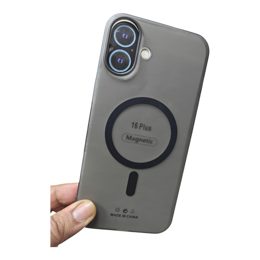 Apple iPhone 16 Plus Premium Quality Magsafe Matte Hard Plastic Back Cover Case - Royal Star