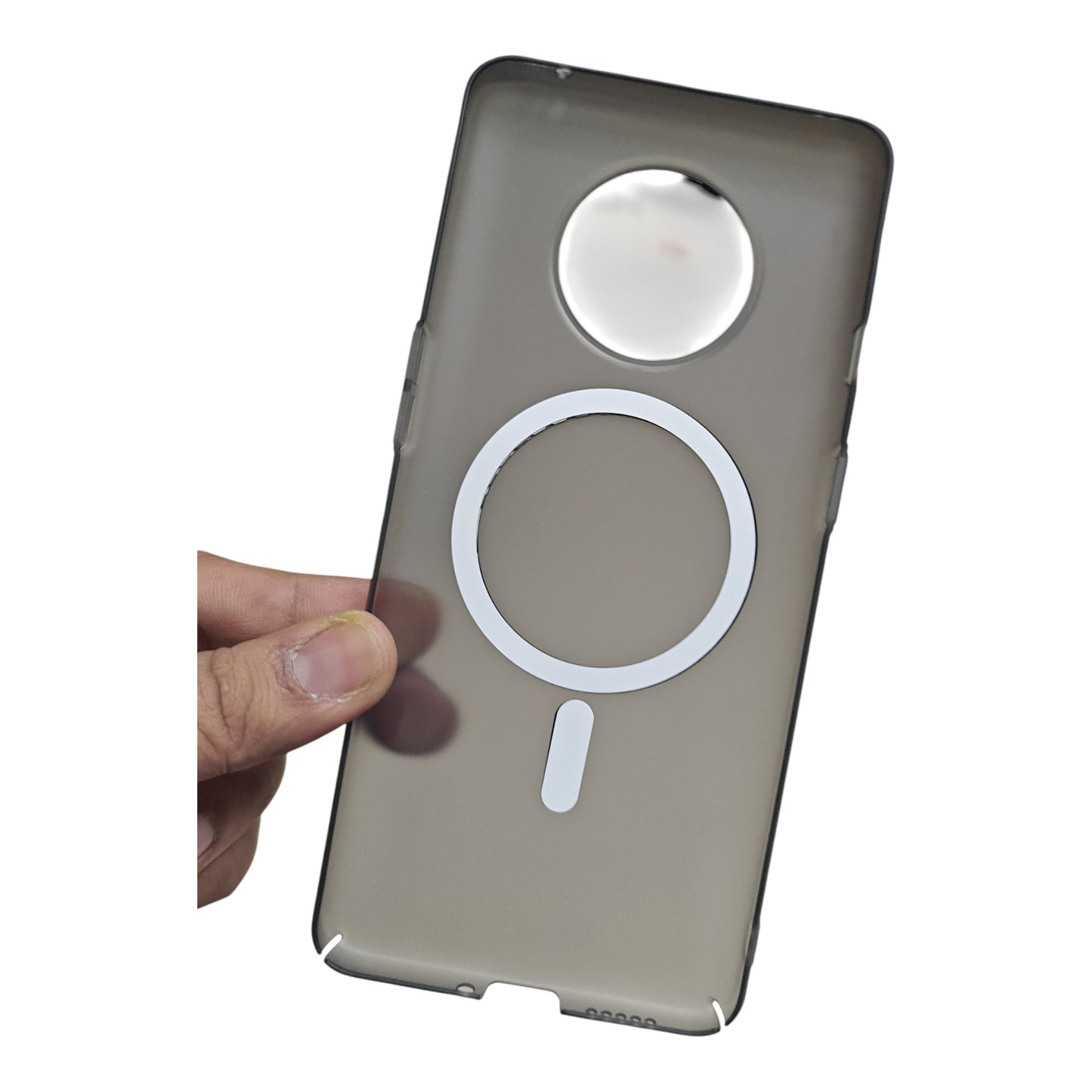 OnePlus 7T Premium Quality Magsafe Matte Hard Plastic Back Cover Case