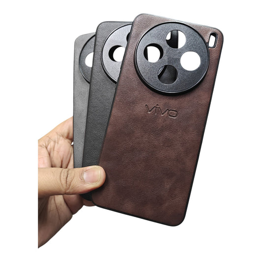 Vivo X200T 5G Luxury Leather ( Side Soft, Back Hard ) Premium Quality Back Cover Case
