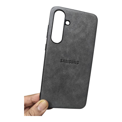 Samsung Galaxy S24FE / S24 FE 5G Luxury Leather ( Side Soft, Back Hard ) Premium Quality Back Cover Case