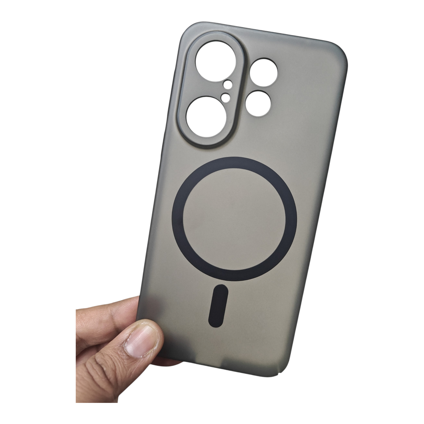 Vivo X200 FE / Vivo X200FE 5G Premium Quality Magsafe Matte Hard Plastic Back Cover Case