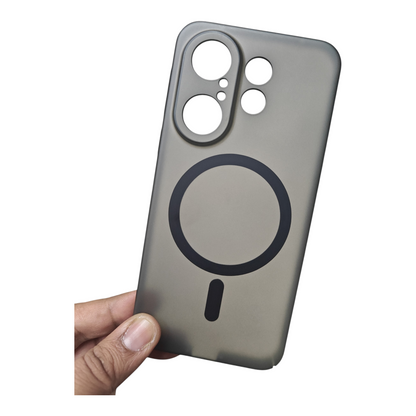 Vivo X200 FE / Vivo X200FE 5G Premium Quality Magsafe Matte Hard Plastic Back Cover Case