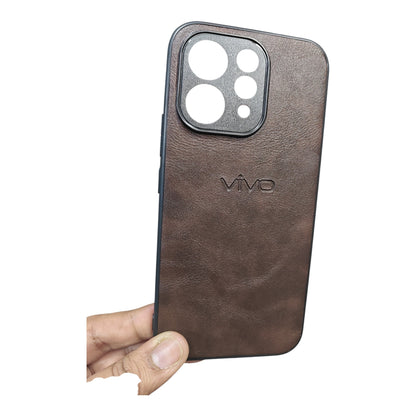 Vivo V70 / V70 Elite 5G Luxury Leather ( Side Soft, Back Hard ) Premium Quality Back Cover Case
