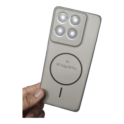 Motorola Moto Edge 60 Pro 5G Premium Quality Matte Silicon Soft Back Cover Case ( No Magsafe, Only Design )