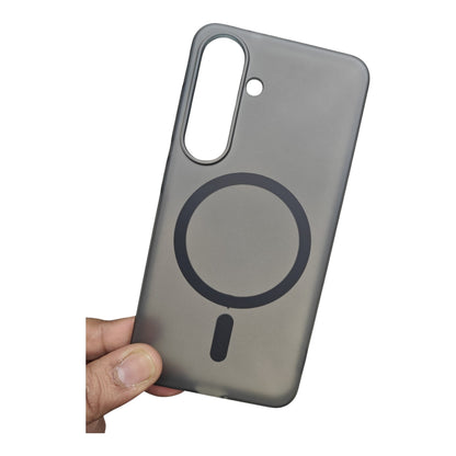 Samsung Galaxy S25 5G Premium Quality Magsafe Matte Hard Plastic Back Cover Case