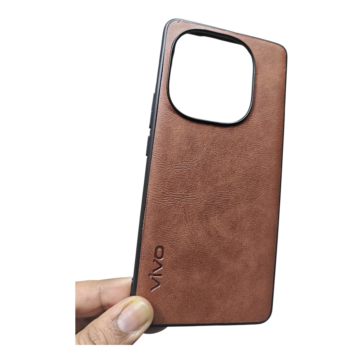 Vivo T3 Pro 5G / iQOO Z9 Pro 5G Luxury Leather ( Side Soft, Back Hard ) Premium Quality Back Cover Case