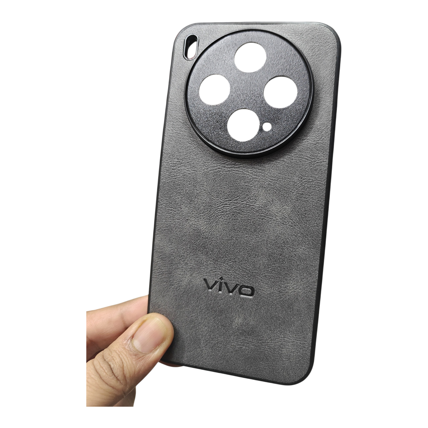 Vivo X300 5G Luxury Leather ( Side Soft, Back Hard ) Premium Quality Back Cover Case