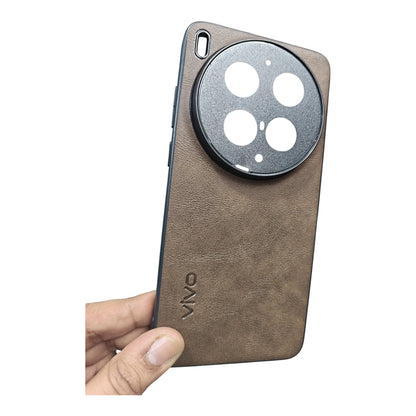 Vivo X300 Ultra 5G Luxury Leather ( Side Soft, Back Hard ) Premium Quality Back Cover Case