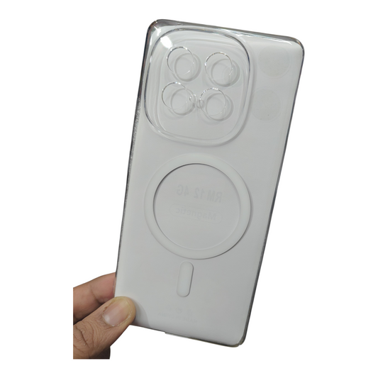 iQOO Neo 10 5G Anti Yellow Premium Quality Magsafe Crystal Clear Hard Plastic Back Cover Case