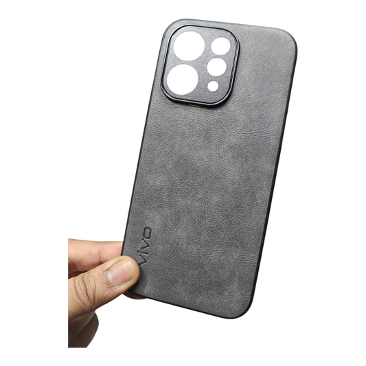 Vivo V70 / V70 Elite 5G Luxury Leather ( Side Soft, Back Hard ) Premium Quality Back Cover Case