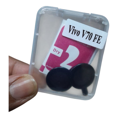 Vivo V70FE / V70 FE 5G Matte & Glossy Finish Back Lamination Membrane Protector + Camera Lens Ring