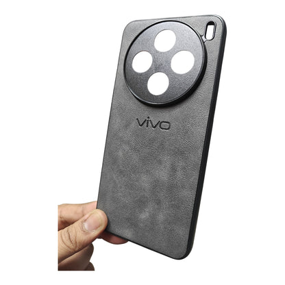 Vivo X200T 5G Luxury Leather ( Side Soft, Back Hard ) Premium Quality Back Cover Case