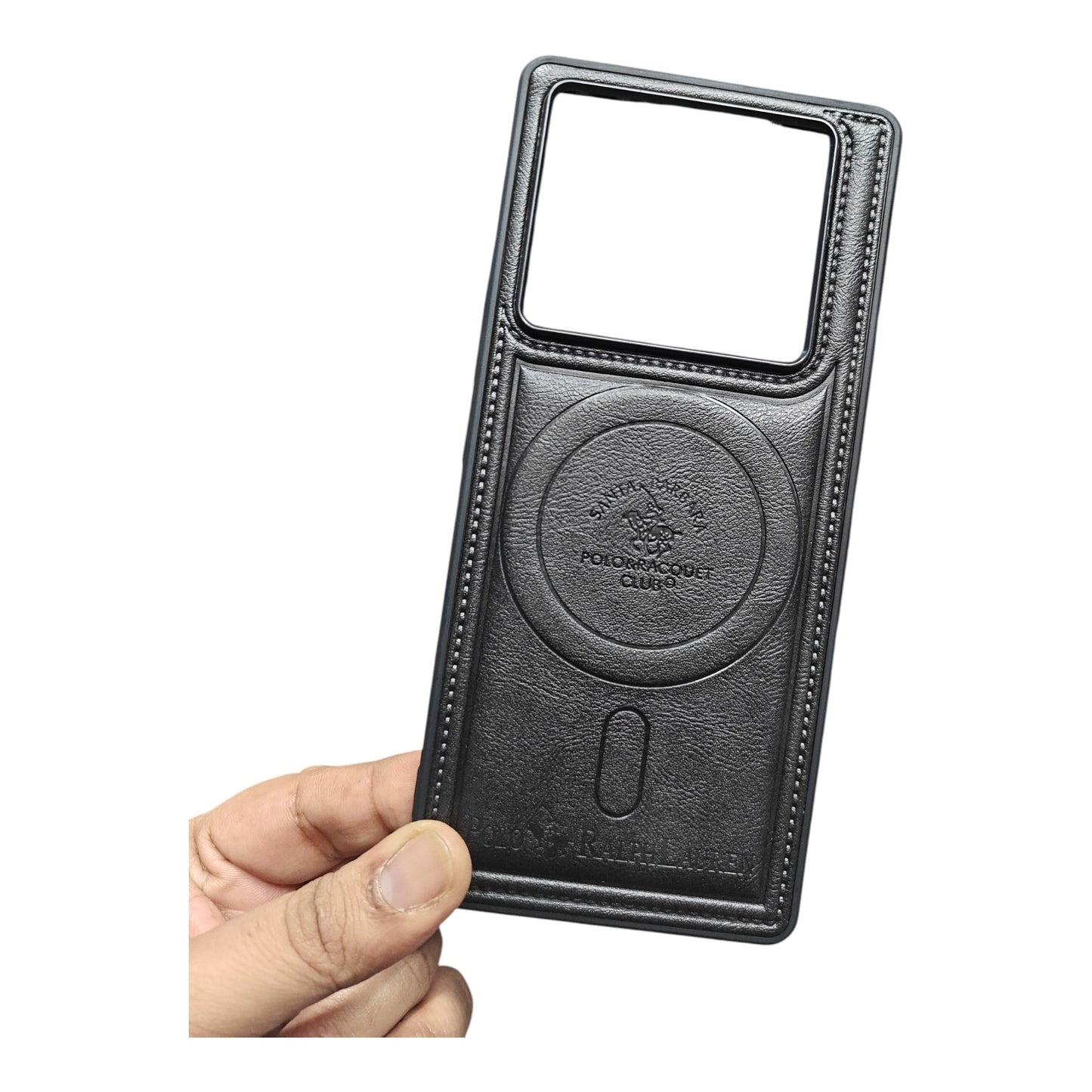 Infinix Note 40 Pro (5G) Magsafe Premium Quality Leather ( Side Soft, Back Hard ) Back Cover Case
